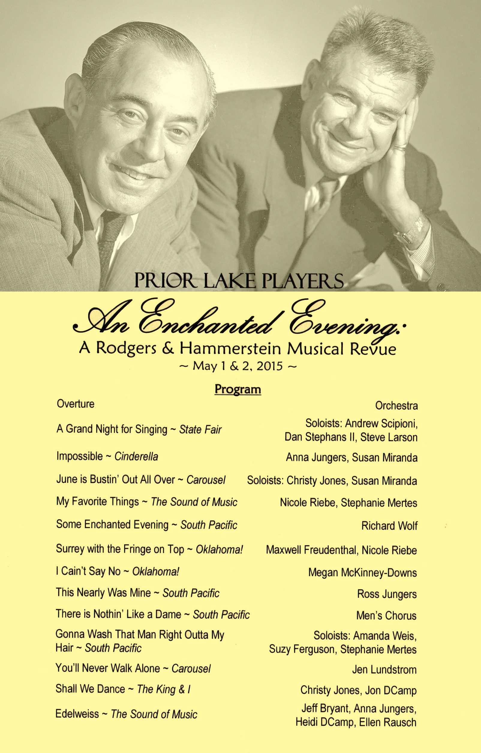 An Enchanted Evening: A Rodgers & Hammerstein Musical Revue